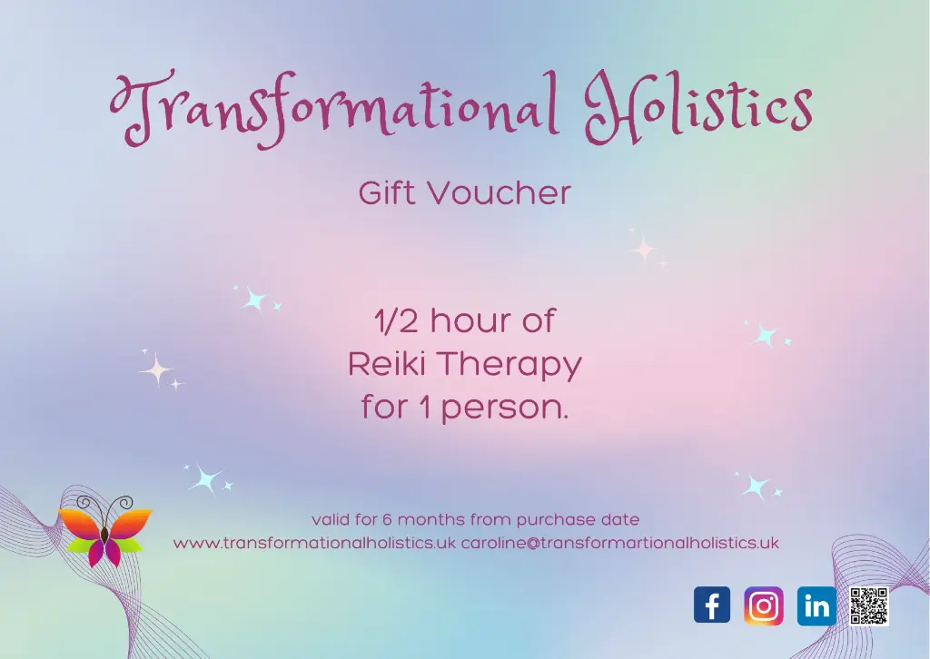 Gift Certificate: 30 min Reiki therapy