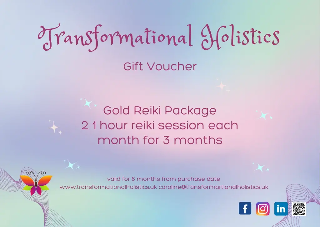 Gift Certificate: Gold Reiki Package