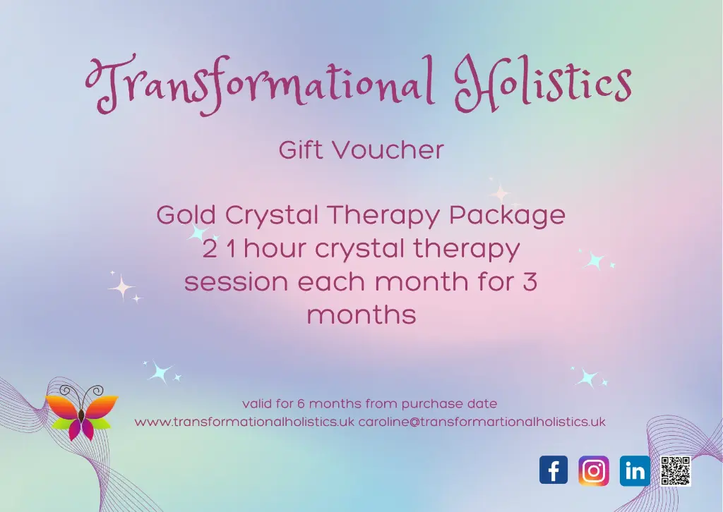 Gift Certificate: Gold Crystal Package
