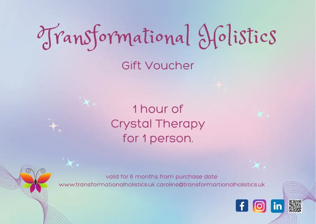 Gift Certificate: 1 Hour of Crystal Therapy