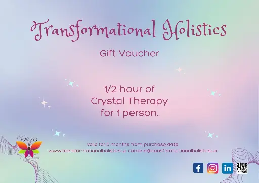 Gift Certificate: 30 min crystal therapy